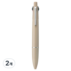 유니 제트스트림 라이트터치잉크 4앤1 멀티펜 0.5mm MSXE5-LS-0.5mm, Gloss Beige, 2개