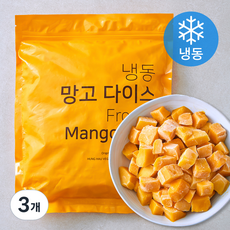 베트남산 망고 다이스 (냉동), 3개, 1kg