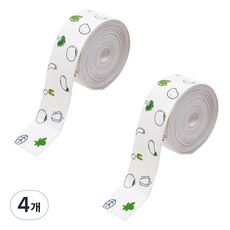 언헤브 네이쳐 다용도 방수 테이프 01 야채 5m x 3.8cm, 4개