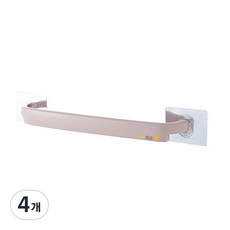 Tosaja 無孔毛巾架附件類型, 粉色, 4個