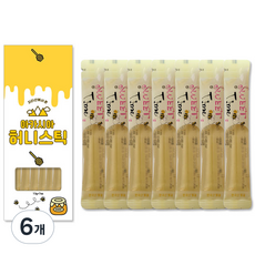 지리산대우농장 허니스틱 벌꿀 7p, 13g, 6개