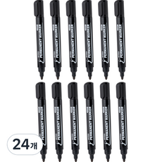 마이펜 유성매직, BLACK, 24개