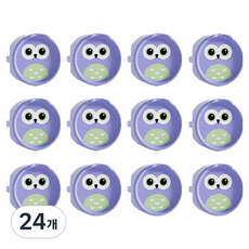 貓頭鷹插座安全蓋, 紫色, 24個