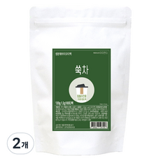 아이앤티 국내산 쑥차 티백 텀블러용, 2개, 100개입, 1.2g