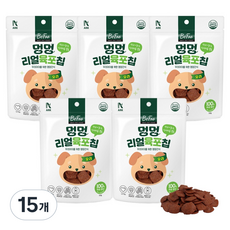 베푸 아크펫푸드 멍멍 리얼 육포칩, 15개, 50g, 오리맛