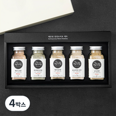 해통령 천연 조미료 세트 + 쇼핑백, 370g, 4박스