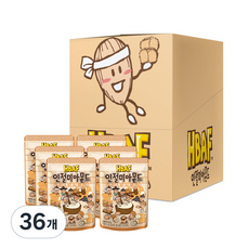 HBAF 杏仁果 黃豆粉年糕味, 40g, 36包