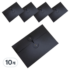 微笑 紙質文件檔案收納袋 11.3 x 16.8 cm, 灰色, 10個