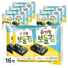 아이배냇 유기농 보들김, 김맛, 16g, 16개