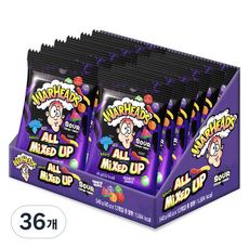 Warheads All Mixed Up酸軟糖, 36個, 45g