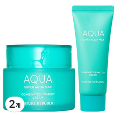 NATURE REPUBLIC 超級水潤極致組合保濕霜 120ml + 40ml 套組, 2個