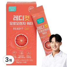코오롱제약 레디컷 모로오렌지 워터 14p, 3개, 98g