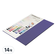 종이문화 다빈치엠보 두꺼운 양면엠보싱지 180g No 85 딥바이올렛, 14개