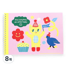 헬로우모리스 아리코 종합장, 혼합색상, 8개