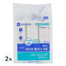 화신 테이프클리너 리필 16cm 3p, 2개