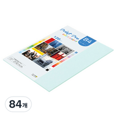 종이문화 프린트 프로 칼라복사지120g No 15 아쿠아블루, B4, 84개