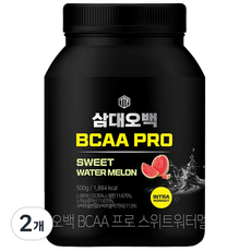 삼대오백 BCAA 프로 헬스보충제 스위트워터멜론, 500g, 2개