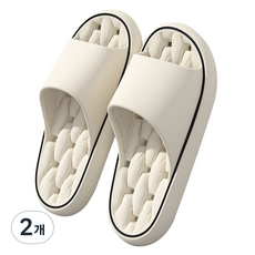 Meongsters 弱強度指壓拖鞋, 2個, 白色