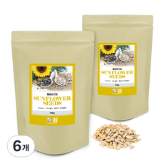 견과공장 해바라기씨, 6개, 500g