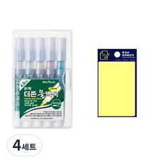 munhwa Duzon水性粉彩筆+Tuco.b便利貼, 黃色（後置）, 4組