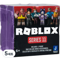 로블록스 미스터리 피규어 시리즈11 1종 + 게임 아이템 쿠폰 랜덤발송, 5세트