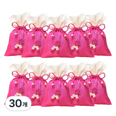 Pojangnet 傳統福袋 基本款 小, 03 亮粉色, 30個