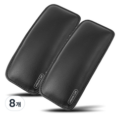 어반카 차량용 무릎쿠션패드, 블랙, 8개