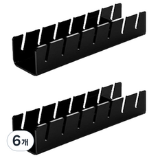 Joinmade Blackmade 壓克力帽子整理收納架, 6個, 黑色