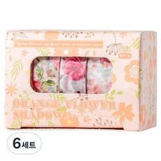 微笑 手帳裝飾紙膠帶 1cm x 2m 5款一組, 6套, style15