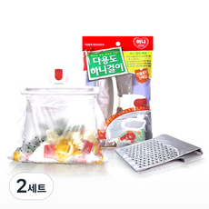 하니생활용품 다용도 걸이 세트, 혼합색상, 2세트