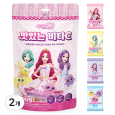 ATEX Secret Jouju 美味維他命C, 2個, 綜合口味(草莓香/水蜜桃香), 1.1kg