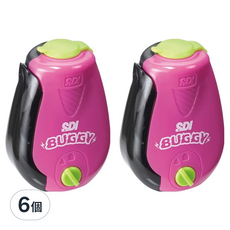 SDI 手牌 蟲蟲樂團削筆器 尖頓調整 0122J 8mm, 6個, 顏色隨機