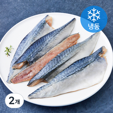 고등어청년 가시99.9%제거 고등어 (냉동), 2개, 1kg(쪽 당 70~90g)