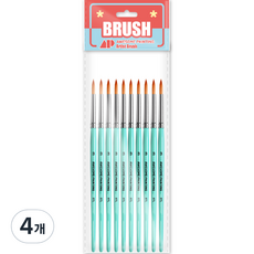 Awesome Painting 多功能細毛筆 線筆 圓頭筆 細節勾線筆 DETAIL 10入, 3號, 4個