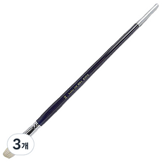 HWAHONG 華虹 豬鬃毛平刷 油畫用筆 830, 16號, 3個