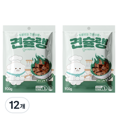 견슐랭 강아지 간식, 닭고기, 100g, 12개