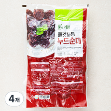 풀스키친 쫄깃통통 누드 순대 슬라이스, 1kg, 4개