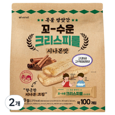 韓國 ivenet 穀物磨坊香脆肉桂捲, 500g, 2個