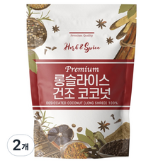 건조코코넛, 2개, 500g