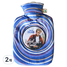 휴고프로쉬 보온 물주머니 핫팩 MOVIE STARS 제임스 딘 Art-Nr0665 1.8L, 2개