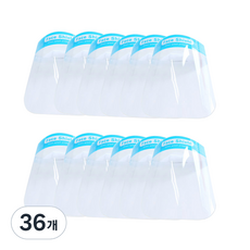 아동 페이스쉴드, 1개입, 36개, 블루
