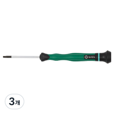 사타 정밀 스크류 드라이버 별형 T10 x 60 mm 63009, 3개