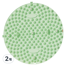 Wonteak 足部按摩腳底指壓墊, 綠色, 2個