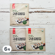 김이가 구운김밥김, 30g, 1개입, 6개