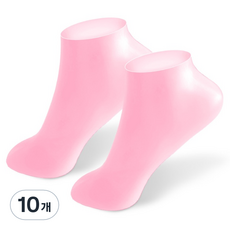 썸즈마인 실리콘 양말 발마스크 핑크, 1개입, 10개, 100g