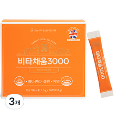 씨엠지건강연구소 비타채움3000 60p, 210g, 3개