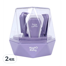 맘스베이비 크리스탈 네일케어 4종, 바이올렛, 2세트