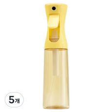 오템 안개 분사 분무기 스프레이 300ml, 노랑, 5개