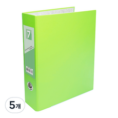 투코비 도노 D링 바인더 3공 A4 7cm, 연두, 5개