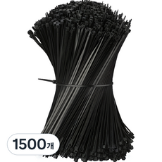 TyrannoTie 束線帶, 1500個, 黑色